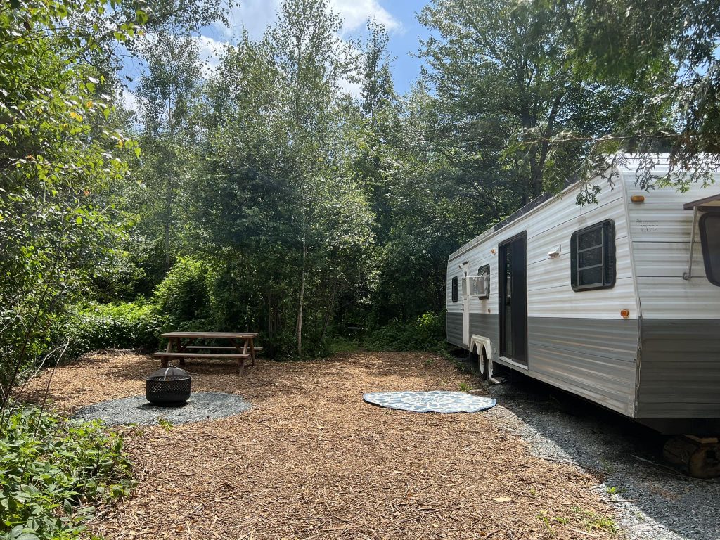 roulotte prêt-à-camper en Estrie